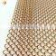 Fire Prevention Indoor Coil Drapery Mesh Fabric Curtain Aluminum Chain Link Wire Mesh