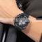 New Arrival Skmei 1673 Luxury Gold Digital Watch Stainless Steel Strap Wristwatch for Men