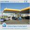 Custom stainless steel space truss frame structure gas filling station