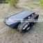 200kg payload Mobile rubber tracked electric robot chassis robotic platform fruit farm robot