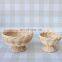 Hot Sale Footed Fraise bowls Rattan Cake Stand Tray for Table Handwoven Basket for Breakfast Wholesale