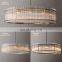 Modern Industrial Style Rivet Crystal Piece Chandelier Lighting Fixture for Living Room Kitchen Island Dining Room Foyer Lobby