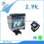 2.7K 50m waterproof sports action camera with remote controller