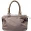 Europe and Korea 2016 newest fashion pu add canvas lady handbag brand name handbag