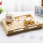 new natural bread design wood tray for food