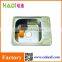 Guangdong factory single bowl stainless steel sink with drainer HD5848B