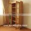 Y-1523 5-drawer wood filing cabinet with glass doors