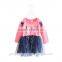 Floral Princess Dress 2015 Spring Collection Cartoon Pattern Children Girl Dress