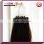 cheap human hair extension ombre micro ring brazilian remy hair extension keratin