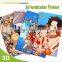 Made in china large size lenticular 3d poster