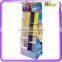 8 years factory lunchbox cardboard display stand ,luggage compartment display