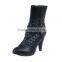 New Winter Fashion Thick Heel Ankle Boots For Women shoes with sexy Plataforma Long Plush Keep Warm Bota Feminina