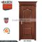 Contemporary design red oak solid wood single swing door for hotel