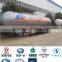 LPG tank trailer 40000~60000 liters, 40000~60000 liters LPG gas truck trailer, LPG Truck trailer.