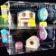 SGS certification clear acrylic bird feeder pets feeder small animal feeder