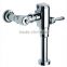 High Quality Brass Time Delay Toilet Flush Valve, Self Closing Valve, Chrome Finish and Wall Mounted