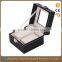 blank watch box with clear window