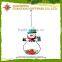 Lovely Snowman Metal Bird Feeder Parts for Christmas Decoration