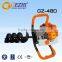 Earth drill 2 stroke 42.7cc gasoline earth auger garden drill reliable quality CE GS EMC approval GZ-45D