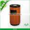 Recycling Round Synthetic Wood Litter Receptacle