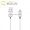 Walnut white 2.4A USB charger data sync for iphone 5s charger cable
