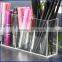 acrylic makeup brushes display stand, acrylic spinning lipstick tower, makeup brush holder display