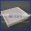 Wholesale high quality square white acrylic amenity tray