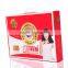 Recyclable feature and lamination handling custom cardboard box with logo and handle