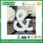 Wooden Word Letter Plaque Free Standing Personalised Wedding Home Gift Decor "&"