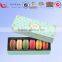 Customized paper macaron box ,macaron trinket box .