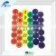 PVC print 1~36 number round mat