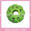 solid rubber ball dog toys green color