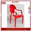 china supplier colored cheap dining chair ,stacking chair red plastic dining chair