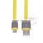 Dual color Micro USB Cable Flat USB 2.0 A Male to Micro B Sync and Charging Cable
