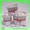 Mini decorative wicker storage basket with lining