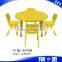 Hot sale plastic kindergarten tables and chairs