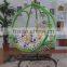 garden furniture PE rattan egg chair with stand outdoor
