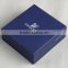 China OEM services provided factory custom ocean blue paperboard packaging box for lady's bracelets