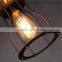 230V Iron Pendant Light with Edision Bulb E27 Creative Loft Industrial Pendant Light