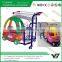 Colourful Children Shopping Trolley With Flag