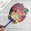 2015 Guangzhou factory custom plastic folding hand fans