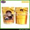 2016 Alibaba September Purchasing EXW Best Price Pack Coffee Bean Power Stand Up Instant Coffee Bag With Valve