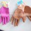 Garden glove Printing Polyester shell Latex Coated Crinkle Finish Safety Work Gloves