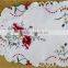 factory wholesale Xmas round table cloth cutwork