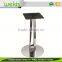 wood table stainless steel table base / Garden furniture table