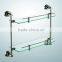 Stainless Steel Double Towel Shelf Hotel Towel Rack