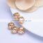 14mm brass metal big hole beads wholesale