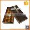 china supplier customized chocolate box with logo printed