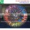 2016 hot sale pvc inflatable shinning zorb ball