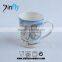 Ceramic coffee mug with full color OEM pringting logo